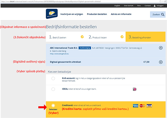 Jak najít vlastníka nizozemské (holandské) firmy? - obr11