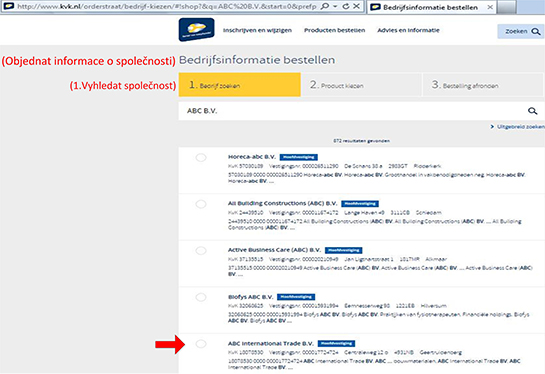 Jak najít vlastníka nizozemské (holandské) firmy? - obr3