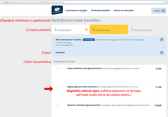 Jak najít vlastníka nizozemské (holandské) firmy? - obr7